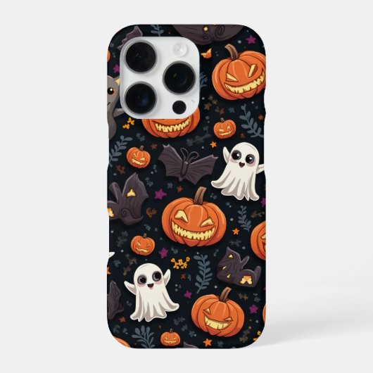 Hülle mit Halloween-Muster für iPhone iPhone 16 Pro Hülle (Rückseite)