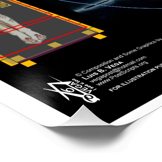 Hülle von Turin-3 Poster (Ecke)