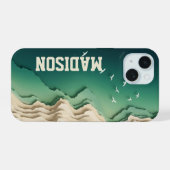 Hüllen für iPhone mit Luftbild der Küste 15 Hülle (Rückseite (Horizontal))