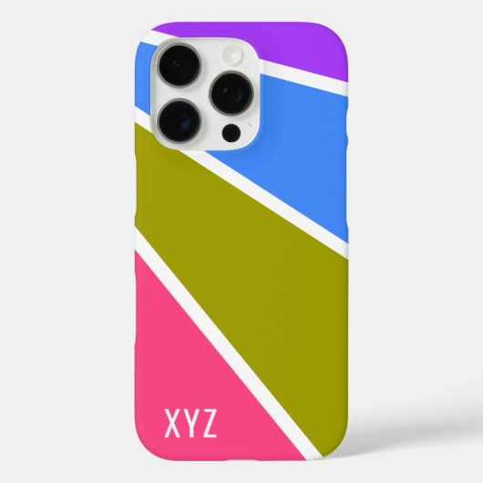 Hüllen für Muster in benutzerdefinierten Monogramm (Rückseite)