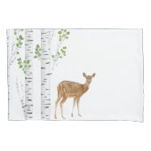 Hüllen Hirsch Dock Buck Waldwald Jagd Kissenbezug (Vorderseite-Links)