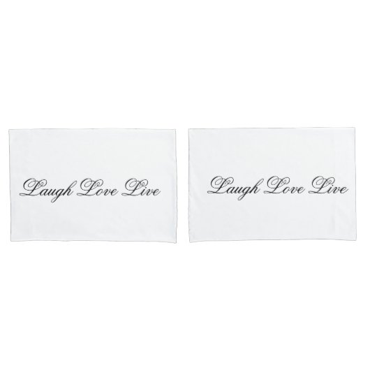 Hüllen mit weißem Kissen und Liebe Kissenbezug (Vorderseite-Set)