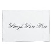 Hüllen mit weißem Kissen und Liebe Kissenbezug (Vorderseite-Rechts)