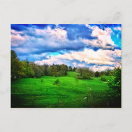 HÜLLSIDE PASTURE BRIGHT POSTCARD POSTKARTE