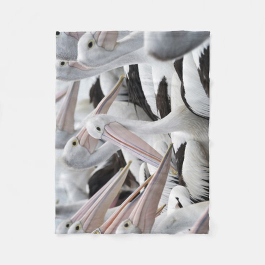 Hülse der Pelikane Fleecedecke (Vorderseite)