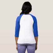 Hülse des Blumen-Power-3/4 T-Shirt (Schwarz voll)