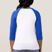 Hülse des Blumen-Power-3/4 T-Shirt (Rückseite)