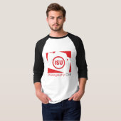 Hülse des Mann3/4 T-Shirt (Vorne ganz)