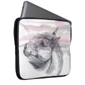 Hülse des Pferdekopf-1 Laptopschutzhülle (Vorne Rechts)