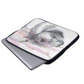 Hülse des Pferdekopf-1 Laptopschutzhülle (Vorne Knopf)