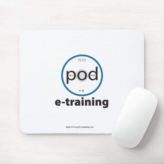 Hülse-etraining Logo-eingebrannte Mausunterlage Mousepad (Mit Mouse)