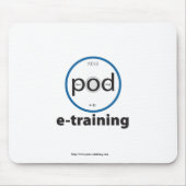 Hülse-etraining Logo-eingebrannte Mausunterlage Mousepad (Vorne)