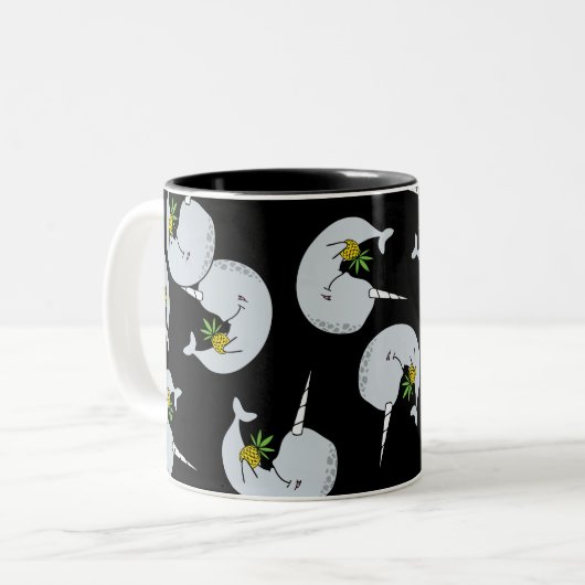 Hülse von Narwhals Tasse (Vorderseite Links)