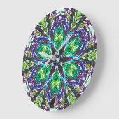 Hülsen-Kaleidoskop Große Wanduhr (Winkel)