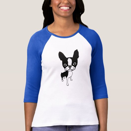 Hülsen-T - Shirt der Mirabelle 3/4 Farb (Vorderseite)