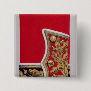 Hülsendetail einer britische Armee-Uniform Button