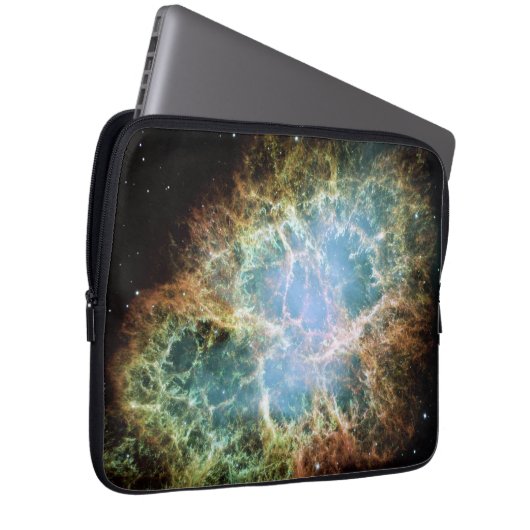 Hülsenlaptop - Krabben-Nebelfleck Laptopschutzhülle (Vorne Rechts)