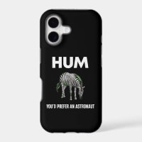 Hum Du würdest einen Adtronauten lustigen Zebra vo