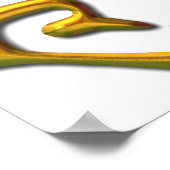 Hum - Erleuchteter Geist - Gold Poster (Ecke)