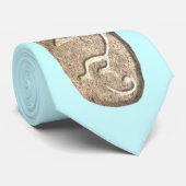 Hum-erleuchteter Mind-Stein Krawatte (Gerollt)