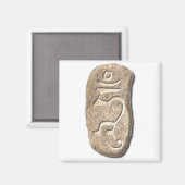 Hum-erleuchteter Mind-Stein Magnet (Vorderseite/Rückseite)