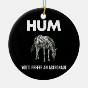 Hum Sie bevorzugen einen Adtronaut Funny Zebra Keramik Ornament