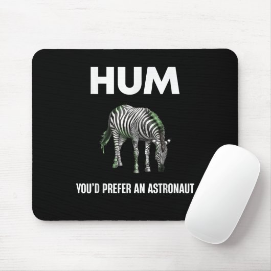 Hum Sie bevorzugen einen Adtronaut Funny Zebra Mousepad (Mit Mouse)