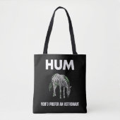 Hum Sie bevorzugen einen Adtronaut Funny Zebra Tasche (Vorderseite)
