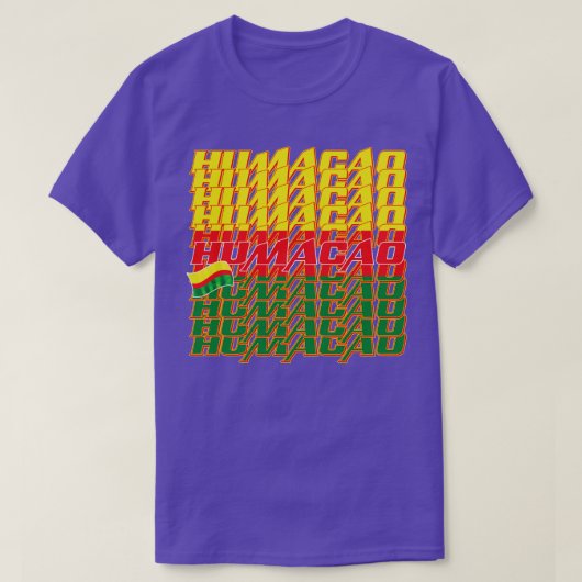 Humacao Cascade Text 2 T-Shirt (Design vorne)