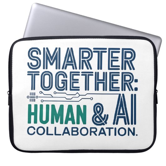 Human AI Tech Sleeve | Smarter Together (Vorderseite)