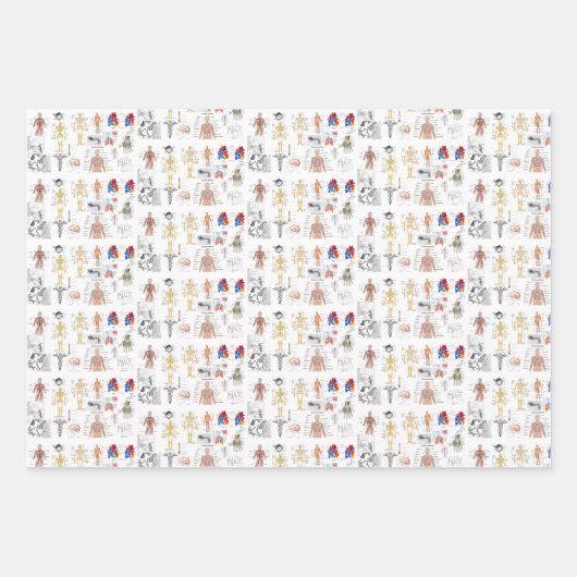 Human Anatomy Charts Geschenkpapier Set (Vorderseite 2)