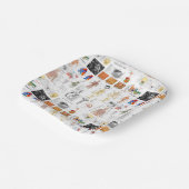 Human Anatomy Medical Chart Pappteller (Gewinkelt)