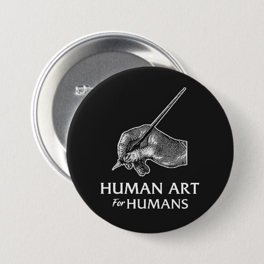 Human Art For Humans Button (Vorne & Hinten)
