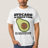Human Avocado T-shirt Design (Vorderseite)