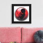 HUMAN BABY EMBRYO LEINWANDDRUCK (Insitu (Wohnzimmer))