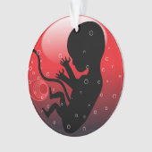 HUMAN BABY EMBRYO ORNAMENT (Vorderseite)