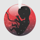 HUMAN BABY EMBRYO ORNAMENT (Vorderseite)