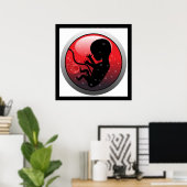 HUMAN BABY EMBRYO POSTER (Heimbüro)