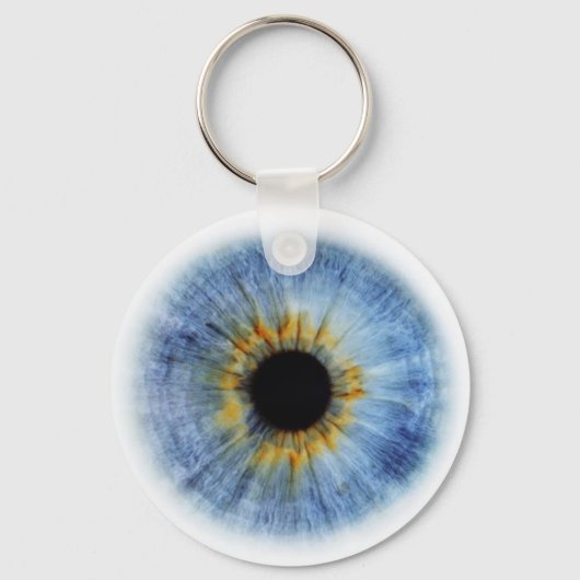 Human blue eyeball schlüsselanhänger (Vorderseite)