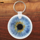 Human blue eyeball schlüsselanhänger (Vorderseite)