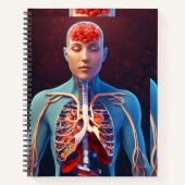 Human Body Spiral Notebook Notizblock (Vorderseite)