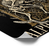 Human By Chance Alpha By Choice Alpha Wolf Meme Da Poster (Ecke)