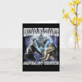 Human By Chance Alpha By Choice Cool Funny Alpha W Karte (Gelbe Blume)