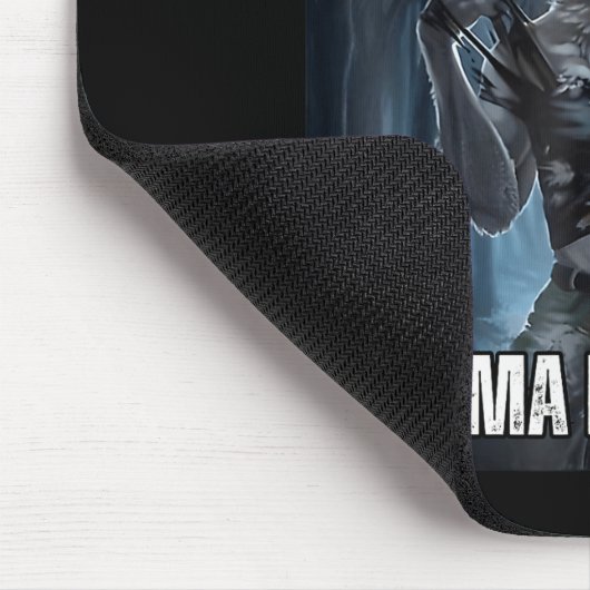 Human By Chance Sigma By Choice Cool Funny Wolf Me Mousepad (Ecke)