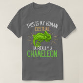 Human Costume Im Really A Chameleon fun T-Shirt (Design vorne)