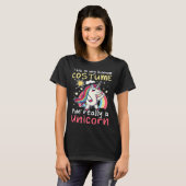 Human Costume I'm Realy Unicorn Design Unicorn T-Shirt (Vorne ganz)