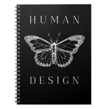 human design black with butterfly