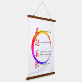 human emotions wandteppich mit holzrahmen (Gewinkelt)