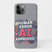 Human Error AI Approved Digital Art Case-Mate iPhone Hülle (Rückseite)