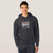 Human Error Ai Approved Robot Art Hoodie (Vorne ganz)